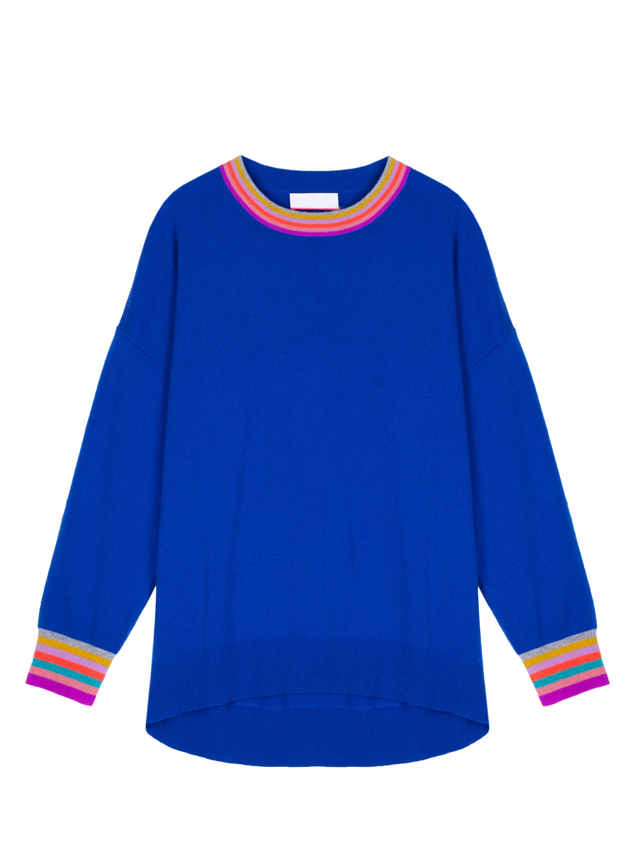 Samara Royal Blue Jumper Cocoa Cashmere London